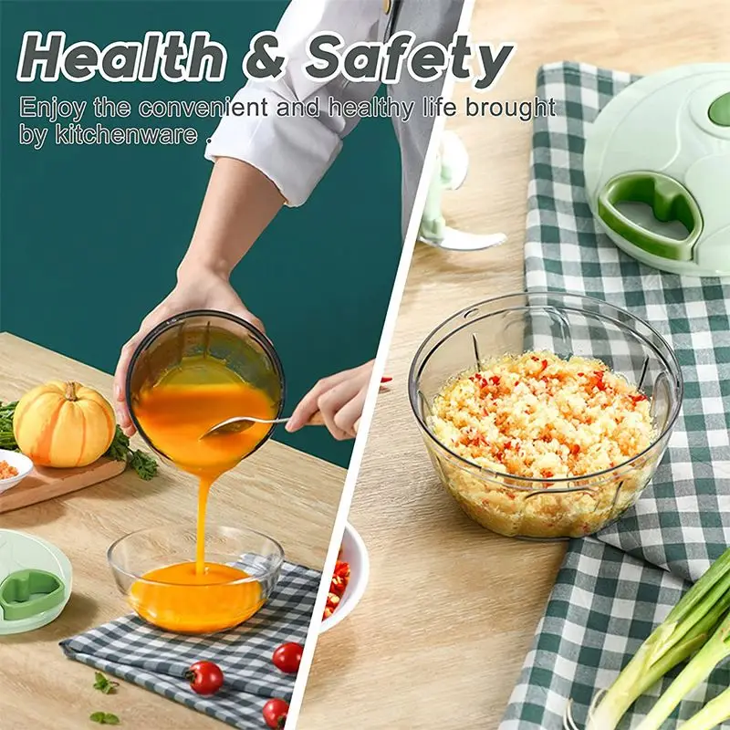 Portable Manual Hand Food Processor