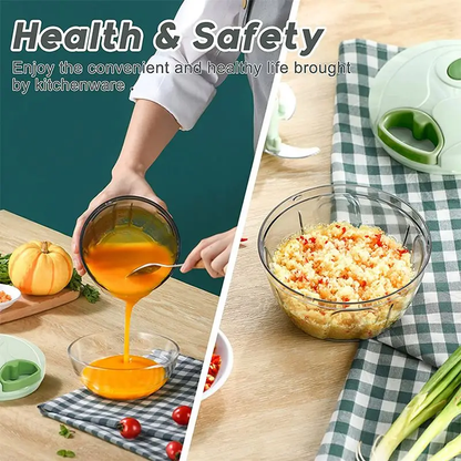 Portable Manual Hand Food Processor