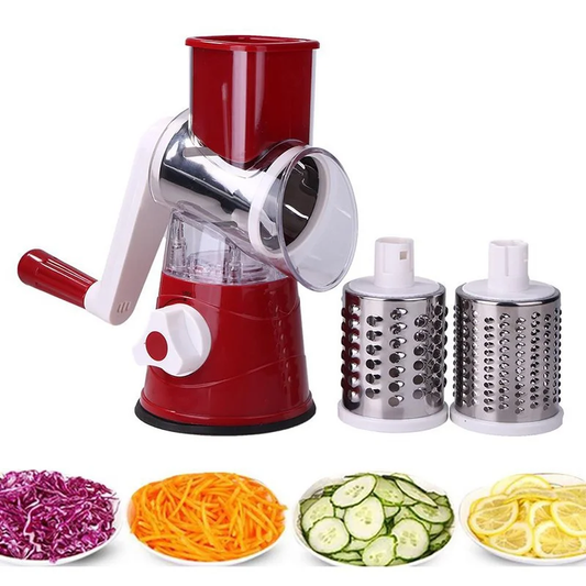 Multi-Functional Rotary Vegetable Cutter & Cheese Grater