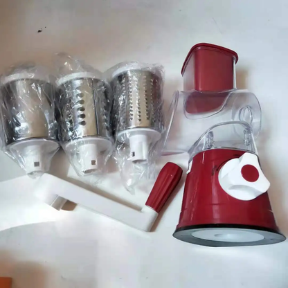 Multi-Functional Rotary Vegetable Cutter & Cheese Grater