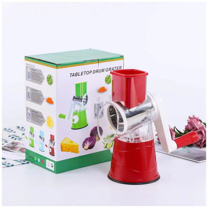 Multi-Functional Rotary Vegetable Cutter & Cheese Grater