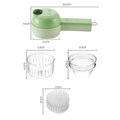 Electric Vegetable Chopper & Slicer – Multifunctional Garlic, Onion & Vegetable Cutter