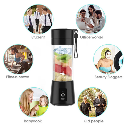 Portable USB Rechargeable Blender Bottle