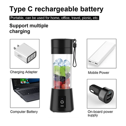 Portable USB Rechargeable Blender Bottle