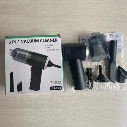 3-in-1 Portable Mini Vacuum Cleaner