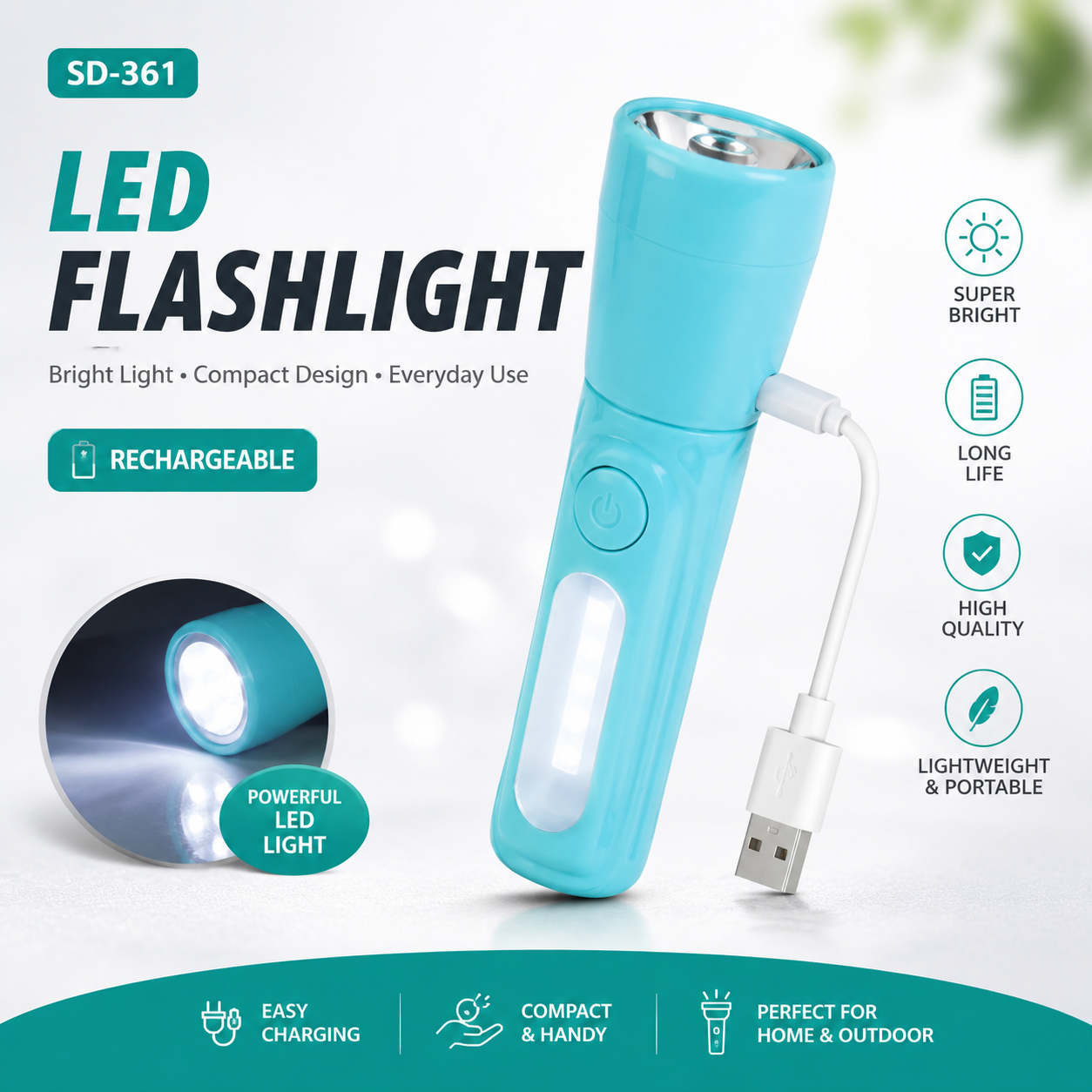 3-in-1 LED Emergency Light
